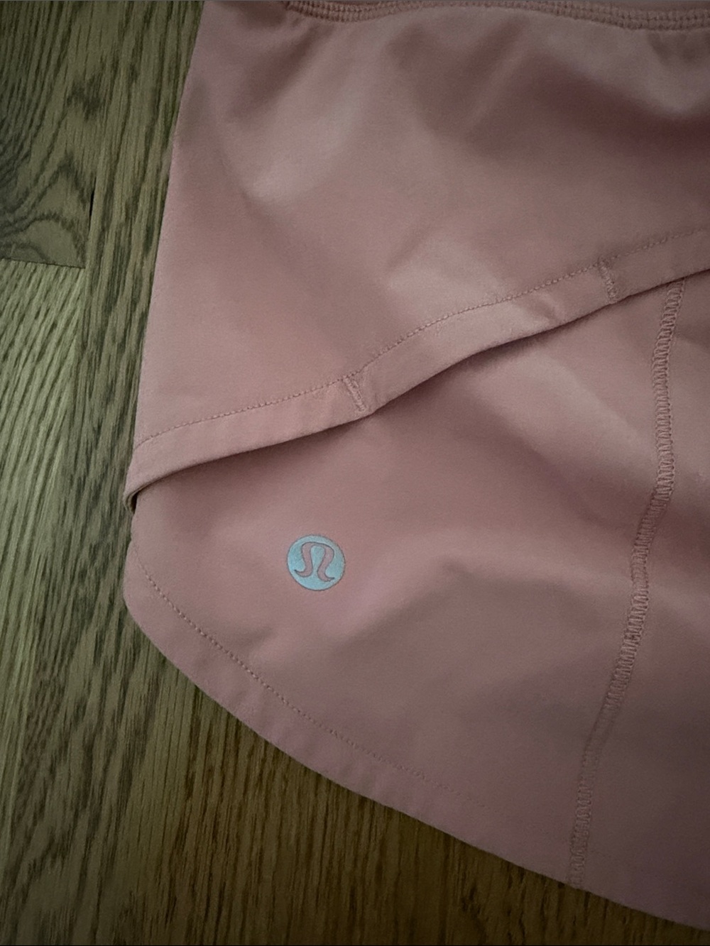 lululemon athletica burnt orange Layered Running Shorts - Picture 3 of 4